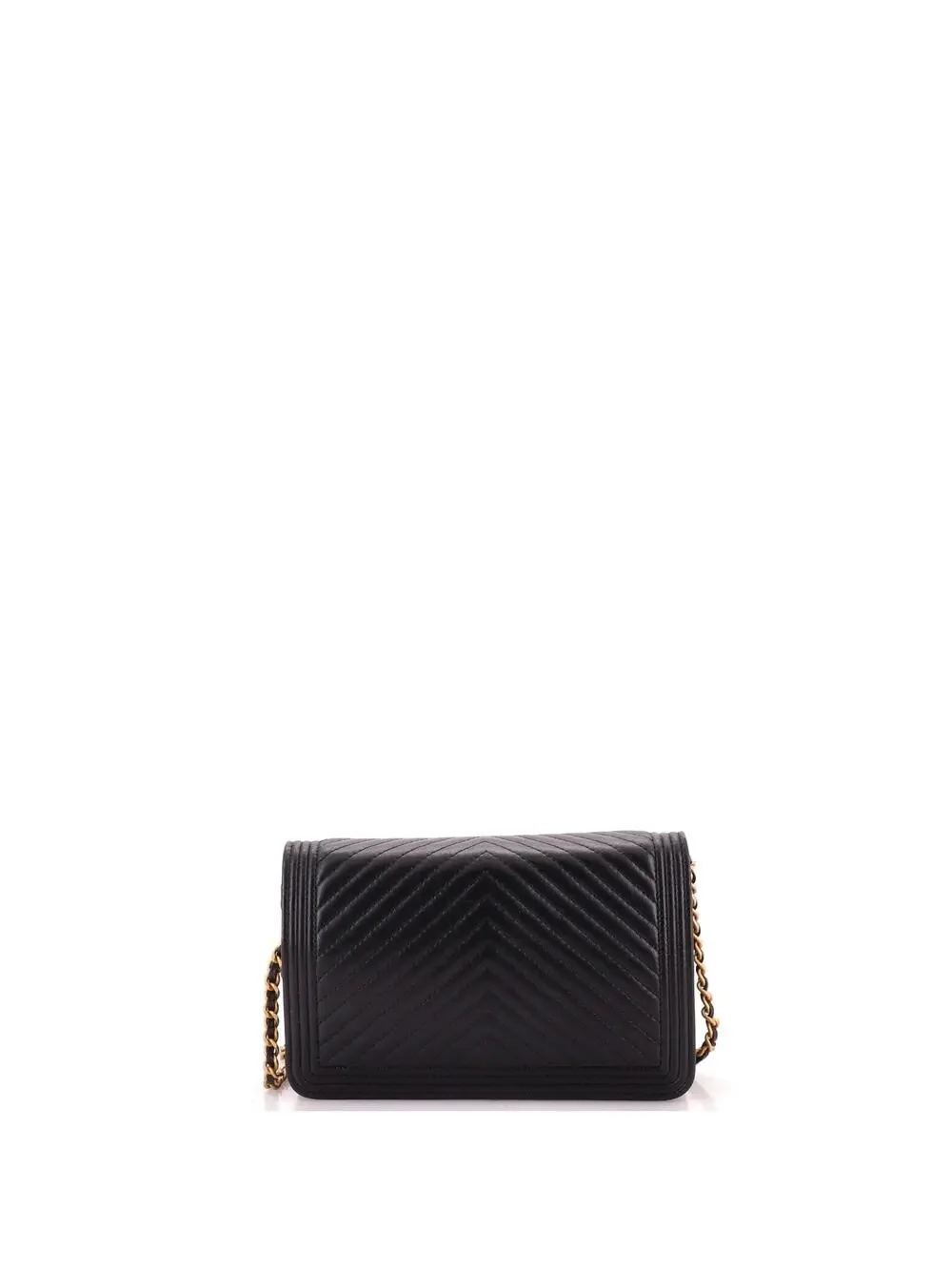 Chanel Boy Wallet On Chain Chevron #303902C31B
